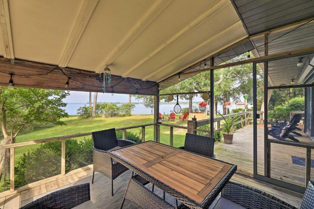 New Bern Home with Direct Access to Neuse River